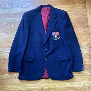 Vintage School Crest Blazer